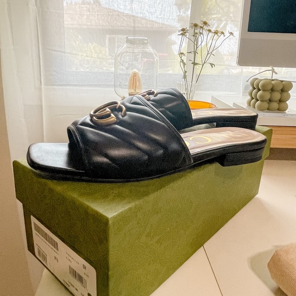 Gucci Antique double G Jolie Slide Sandal - Picture 7 of 9